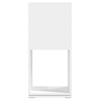 vidaXL Szafka obrotowa, biała, 34,5x34,5x75,5 cm, płyta wiórowa