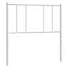 vidaXL Metalowe wymienne wezgłowie, białe, 107 cm