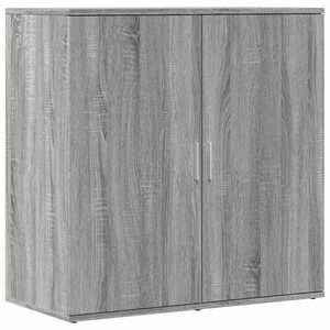 vidaXL Szafka, szary dąb sonoma, 79x38x80 cm, materiał drewnopochodny