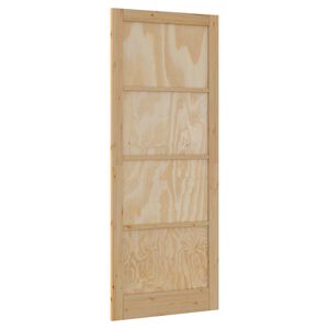 vidaXL Drzwi wewnętrzne 83 x 232 cm sklejka naturalny