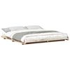 vidaXL Ramka ł&oacute;żka Brązowy 180 x 210 cm Lite drewno sosnowe