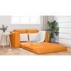 vidaXL Sofa Bed 60cm Ciemny Ż&oacute;łty tkanina