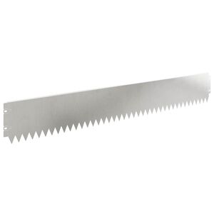 vidaXL Krawężnik do trawnika 30 pcs 103 x 15 cm Stal srebrny