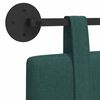 vidaXL Wisząca Głowa Gładki Ciemna zieleń 110 x 55 x 5 cm tkanina
