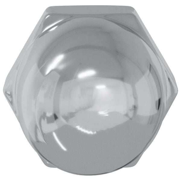 vidaXL Nakrętka 2 pcs Srebrny M6 x 10 mm Żelazo