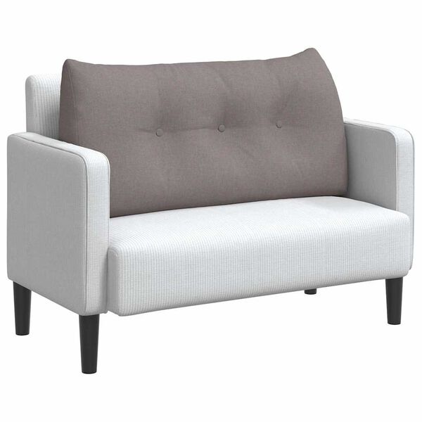 vidaXL Poduszka na plecy Ciemnoszary 100 x 24 x 50 cm tkanina