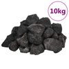 vidaXL Skała wulkaniczna, 10 kg, czarna, 3-5 cm