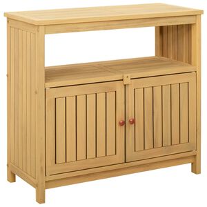 vidaXL St&oacute;ł konsolowy do ogrodu Jasna akacja 80 x 35 x 75 cm