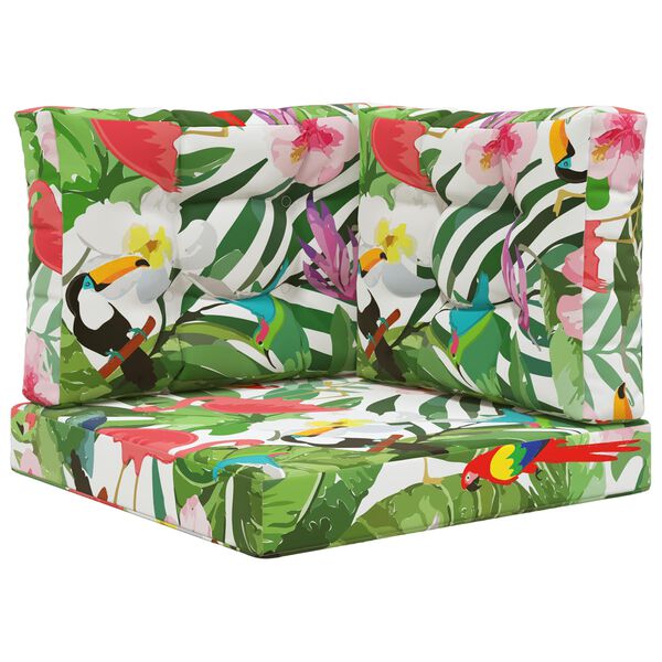 vidaXL Poduszka do sofy na zewnątrz 3 pcs kolorowy Poliester