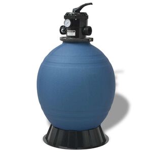 vidaXL Filtr Piaskowy Basenowy Niebieski &Oslash; 55.9 x 96.5 cm PE