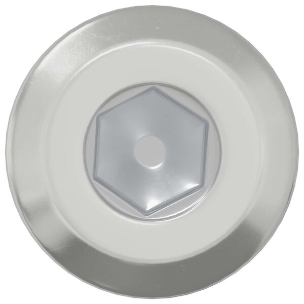 vidaXL Śruba z blokadą głowicy 2 pcs Srebrny M6 x 15 mm Stal