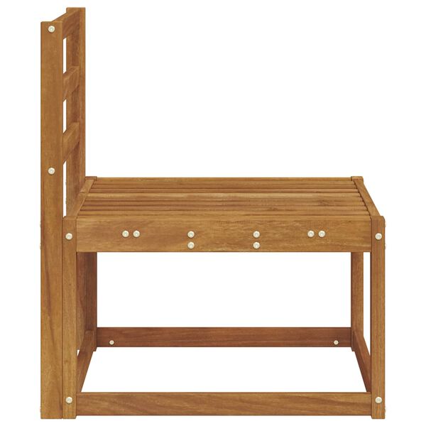 vidaXL Środkowa sofa ogrodowa Lite Drewno Akacji Naturalny