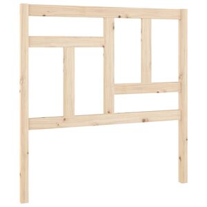 vidaXL Wezgłowie ł&oacute;żka, 95,5x4x100 cm, lite drewno sosnowe