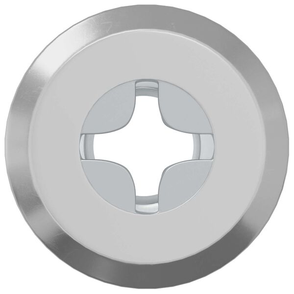 vidaXL Nakretka Zamkowa 2 pcs Srebrny M6 x 15 mm Stal