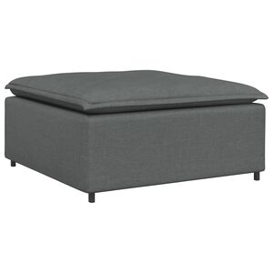 vidaXL Podn&oacute;żek do sofy modułowej modułowej Ciemnoszary 100x100x48 cm