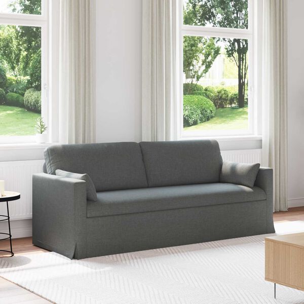 vidaXL Sofa Ciemnoszary