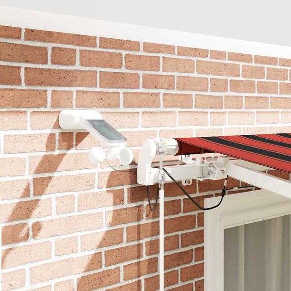 vidaXL Markiza zwijana Pomarańczowy i brązowy 300 x 250 cm