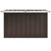 vidaXL Skrzynia ogrodowa brązowa 109x67x65 cm