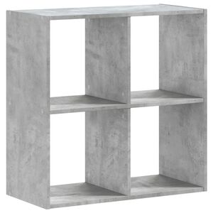 vidaXL Regał, szarość betonu, 68,5x32x68,5 cm, materiał drewnopochodny