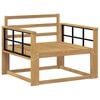 vidaXL Środkowa sofa ogrodowa Lite Drewno Akacji Biały