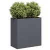vidaXL Doniczka Antracyt 80x40x80 cm Stal walcowana na zimno