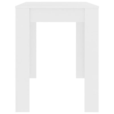 vidaXL Stół jadalniany, biały, 120x60x76 cm, płyta wiórowa
