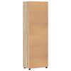 vidaXL Highboard Dąb Sonoma 60 x 35 x 182 cm Materiał drewnopochodny
