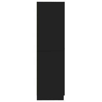 vidaXL Szafka apteczna, czarna, 30x42,5x150 cm