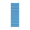 vidaXL Roleta plisowana niebieska 45x150 cm Szerokość tkaniny 44,4 cm