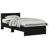 vidaXL Ramka ł&oacute;żka Czarny Dąb 75 x 190 cm Materiał drewnopochodny