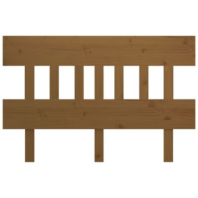 vidaXL Wezgłowie łóżka, miodowy brąz, 163,5x3x81 cm, drewno sosnowe