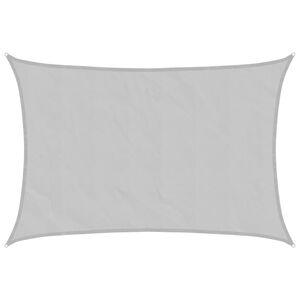 vidaXL Żagiel przeciwsłoneczny, jasnoszary, 2,5x2 m, 100% poliester