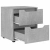 vidaXL Szafka nocna "VISNES" Beton Szary 45x40x50 cm Drewno klejone