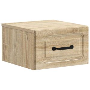 vidaXL Wisząca Szafka Nocna z szufladą dąb Sonoma 34,5 x 33 x 20 cm