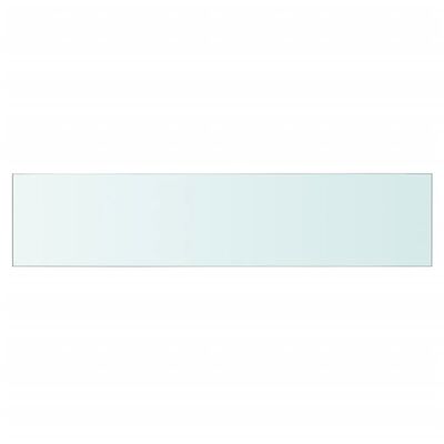 vidaXL Półki, 2 szt., panel z bezbarwnego szkła, 60 x 12 cm