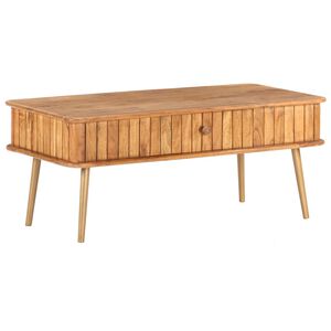 vidaXL Stolik kawowy, 100x50x40 cm, lite drewno akacjowe