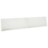 vidaXL Mur oporowy 2 szt. 100 x 12 x 50 cm Stal Biały