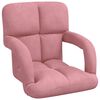 vidaXL Krzesło na podłogę R&oacute;żowy 58 x 62 x 58 cm Aksamit