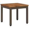 vidaXL Stolik kawowy Naturalny i kawowy 40 x 40,5 x 36 cm