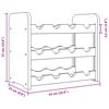 vidaXL Stojak na wino, 43x25x37 cm, lite drewno sosnowe