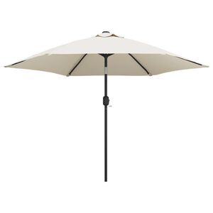 vidaXL Parasol ogrodowy, biały, 3 m