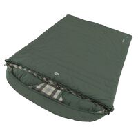 Outwell Śpiwór dla 2 osób Camper Lux, leśny zielony