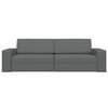 vidaXL Sofa Bed Ciemnoszary 245 x 78 x 77 cm tkanina