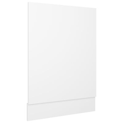 vidaXL Panel do zabudowy zmywarki, biały, 45x3x67 cm