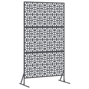 vidaXL Ekran prywatności 100 x 50 x 180 cm Stal antracytowy