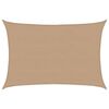 vidaXL Żagiel przeciwsłoneczny, 160 g/m&sup2;, taupe, 5x7 m, HDPE