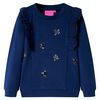 vidaXL Bluza dziecięca, granatowa, 128