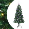 vidaXL Rogowa Sztuczna Choinka z podstawą Zielony 150 cm PVC i Metal