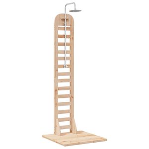 vidaXL Prysznic na zewnątrz 223 cm naturalny