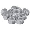 vidaXL Nakrętka 12 szt. srebrny M6 x 10 mm Żelazo